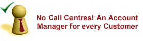 no call centres